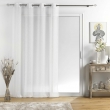 Voilage a oeillets 140 x 240 cm aspect brillant Sunline Blanc/argent, image n° 4