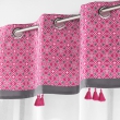 Voilage a oeillets 140 x 240 cm Callao rose, image n° 2