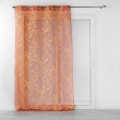 Voilage à oeillets 140 x 240 cm imprimé métallisé Belflor Terracotta/Or, image n° 1