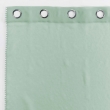 Voilage à oeillets 140 x 240 cm liseré blanc Louise Vert sauge, image n° 2
