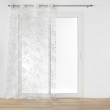 Voilage a oeillets 140 x 240 cm voile dévoré métallisé Dolia, image n° 1