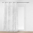 Voilage a oeillets 140 x 240 cm voile dévoré métallisé Magnolia, image n° 1