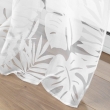Voilage a oeillets 140 x 240 cm voile dévoré métallisé Magnolia, image n° 3
