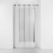 Voilage a oeillets 140 x 240 cm voile sablé brodé Olympia Gris, image n° 1