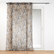 Voilage a oeillets 140 x 240 cm voile sablé imprimé Cabana Camel, image n° 1