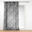 Voilage a oeillets 140 x 240 cm voile sablé imprimé Cabana Noir, image n° 1