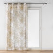 Voilage a oeillets 140 x 240 cm voile sable imprime Dune, image n° 1