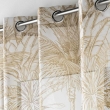 Voilage a oeillets 140 x 240 cm voile sable imprime Dune, image n° 2