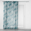 Voilage a oeillets 140 x 240 cm voile sable imprimé  Isibelle Bleu, image n° 1