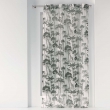 Voilage a oeillets 140 x 240 cm voile sable imprime manapany Kaki, image n° 1