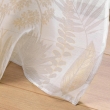 Voilage a oeillets 140 x 240 cm voile sablé imprimé metallise Melisse, image n° 3