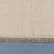 Voilage à oeillets 140 x 240 cm voile sablé + jute Greenybel Bleu, image n° 3