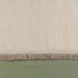 Voilage à oeillets 140 x 240 cm voile sablé + jute Greenybel Vert, image n° 3