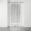 Voilage a oeillets 140 x 240 cm voile tisse applique elea Blanc/argent, image n° 1