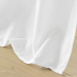 Voilage a oeillets 140 x 280 cm effet lainage Loulaine Blanc, image n° 3