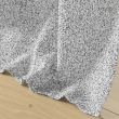 Voilage a oeillets 140 x 280 cm effet lainage Loulaine Gris, image n° 3
