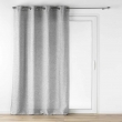Voilage a oeillets 140 x 280 cm effet lainage Loulaine Gris, image n° 1