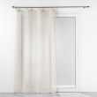 Voilage a oeillets bois 140 x 240 cm voile tissé Minalisa Beige, image n° 1