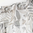voilage grande hauteur 140 x 280 cm voile sablé imprimé Tilda Blanc, image n° 2
