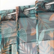 Voilage grande hauteur 140 x 280 cm voile sablé imprimé Tilda Vert, image n° 2
