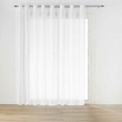 Voilage grande largeur a oeillets 300 x 240 cm effet lin tisse haltona Blanc, image n° 1