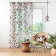 Voilage grande taille a oeillets 140 x 280 cm voile sable imprime lavinia Sans, image n° 3