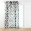 Voilage grande taille a oeillets 140 x 280 cm voile sable imprime lavinia Sans, image n° 1