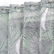 Voilage MAJOLICA a oeillets 140 x 240 cm voile sablé imprimé Menthe, image n° 2