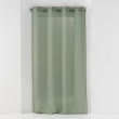 Voilage petite hauteur 140 x 180 cm voile sablé Sandra Kaki, image n° 1