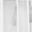 Voilage sablé  140 x 240 cm brodé metallisé Palmeor Argent, image n° 2