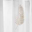 Voilage sablé  140 x 240 cm brodé metallisé Palmeor Or, image n° 2