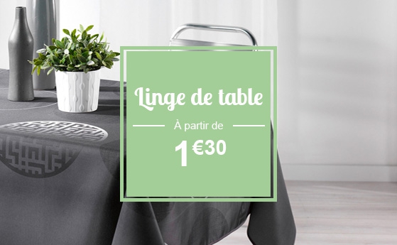 Linge de table